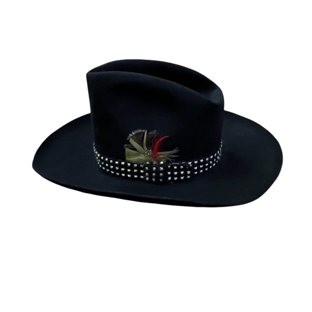 Vintage Track Wool Western Stetson Style Hat